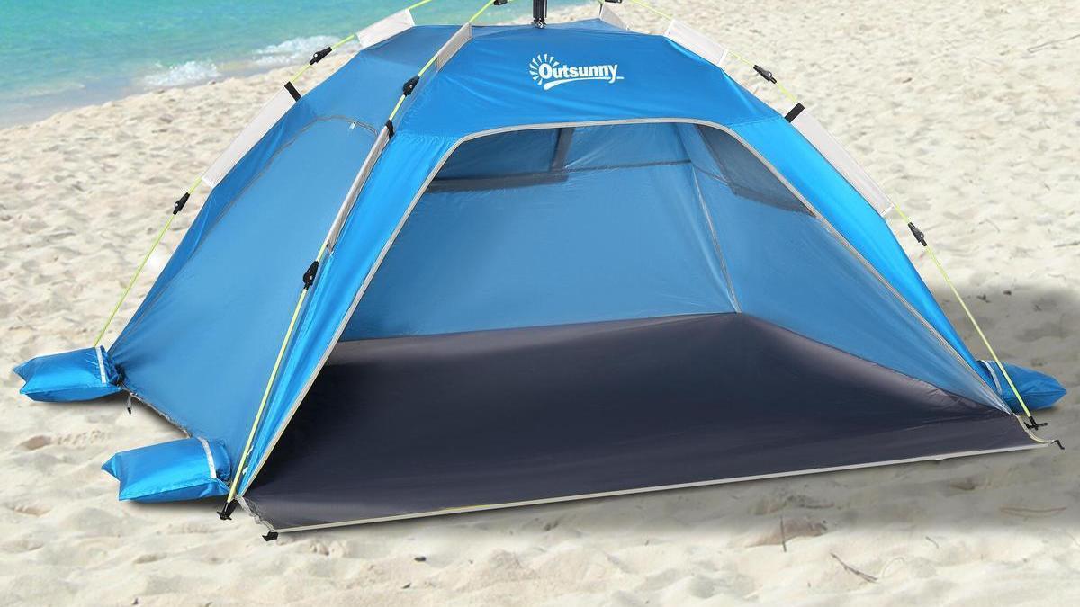 La tienda de playa Outsunny de Decathlon