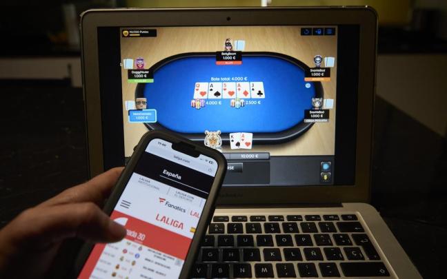 Una página web de juego 'online'.