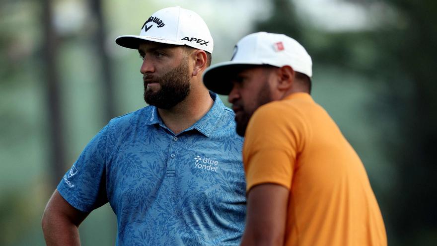 Rahm, durante el Masters de Augusta.