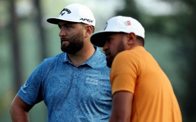 Rahm, durante el Masters de Augusta.