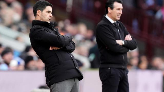 Arteta y Emery, en una imagen de arhivo.