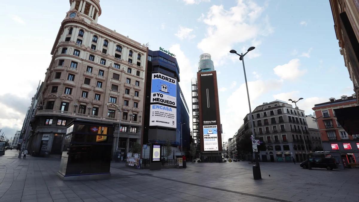 La madrileña plaza de Callao