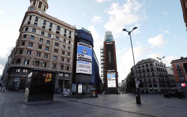 La madrileña plaza de Callao / EFE La madrileña plaza de Callao