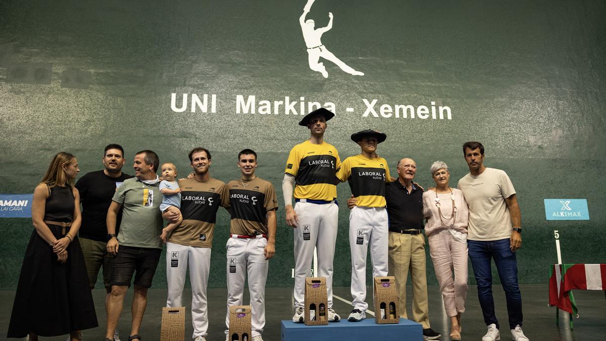 Alex Goitiandia 'Goitia' e Imanol López conquistan el Grand Slam de Markina ante Urreisti-Basque.