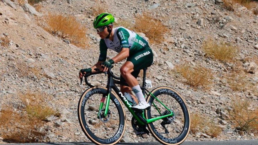 Alex Díaz, en el Tour de Omán.