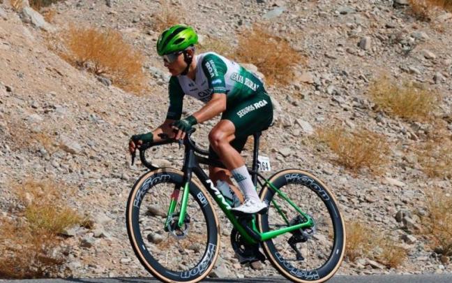 Alex Díaz, en el Tour de Omán.