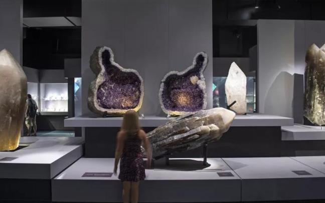 Galería de geología y minerología del Museo de Historia Natural de París.