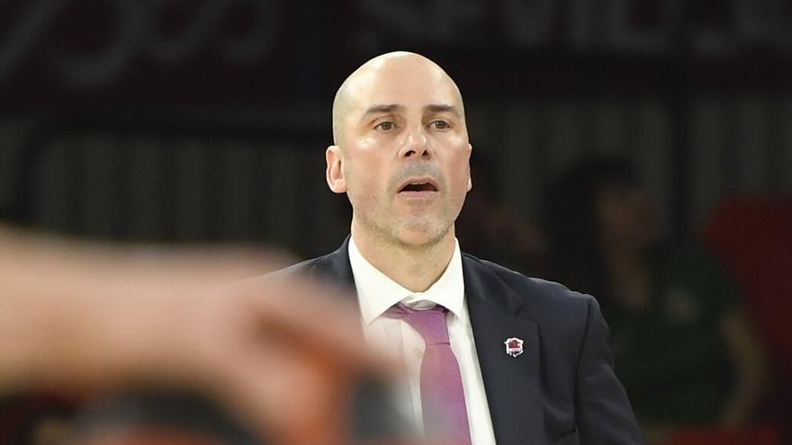 Joan Peñarroya, durante el partido entre el Betis y el Baskonia