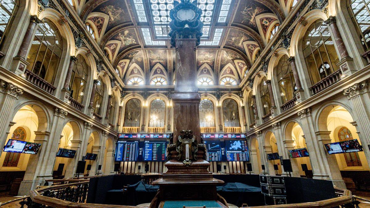 Interior del Palacio de la Bolsa de Madrid