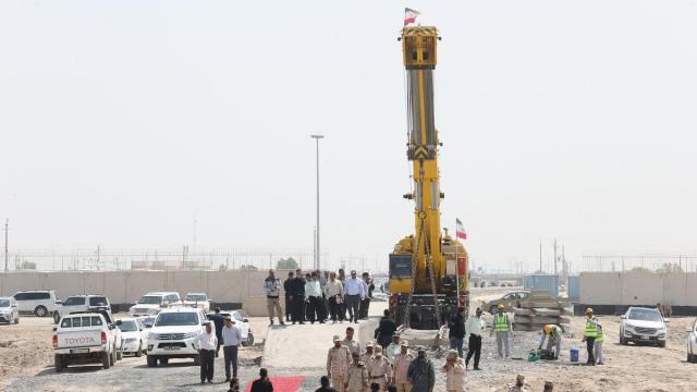 Imagen de archivo del paso fronterizo entre Irak e Irán