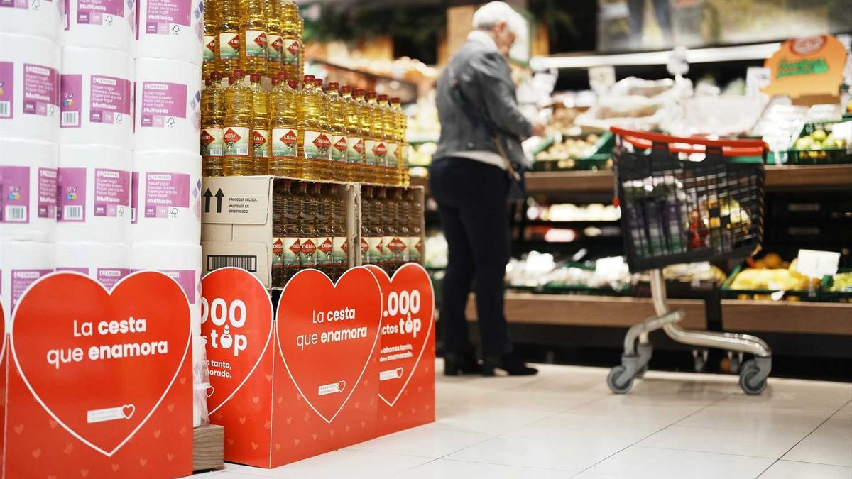 Un supermercado de Eroski.