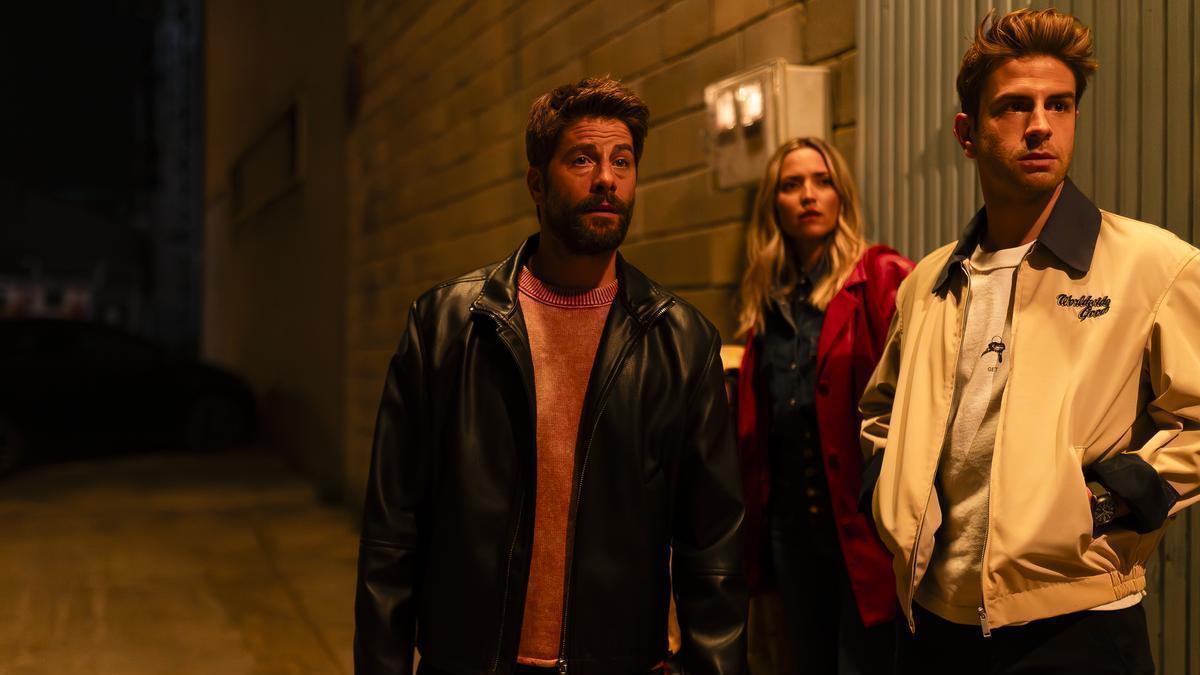 Luis Fernández, Ana Fernández y Mario Marzo, en una escena de ‘Los Protegidos: un nuevo poder’.