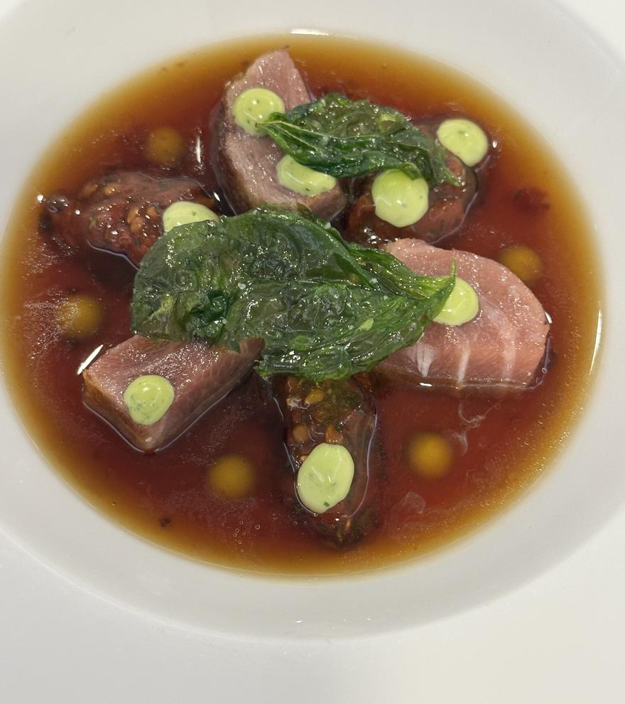 Ximo de Castelló y ventresca de atún Balfegó madurada.