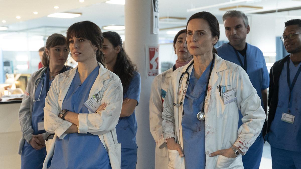 Blanca Suárez y Aitana Sánchez-Gijón en una escena de la serie ‘Respira’