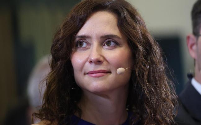La presidenta de la Comunidad de Madrid, Isabel Díaz Ayuso.