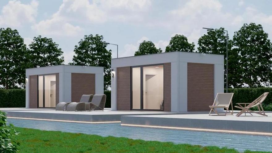 Casa rodante de diseño minimalista presenta un alojamiento sostenible.