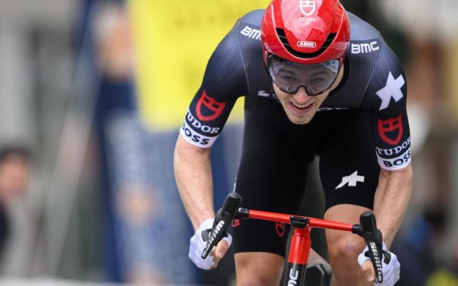 Maikel Zijlaard, vencedor del prólogo del Tour de Romandía.