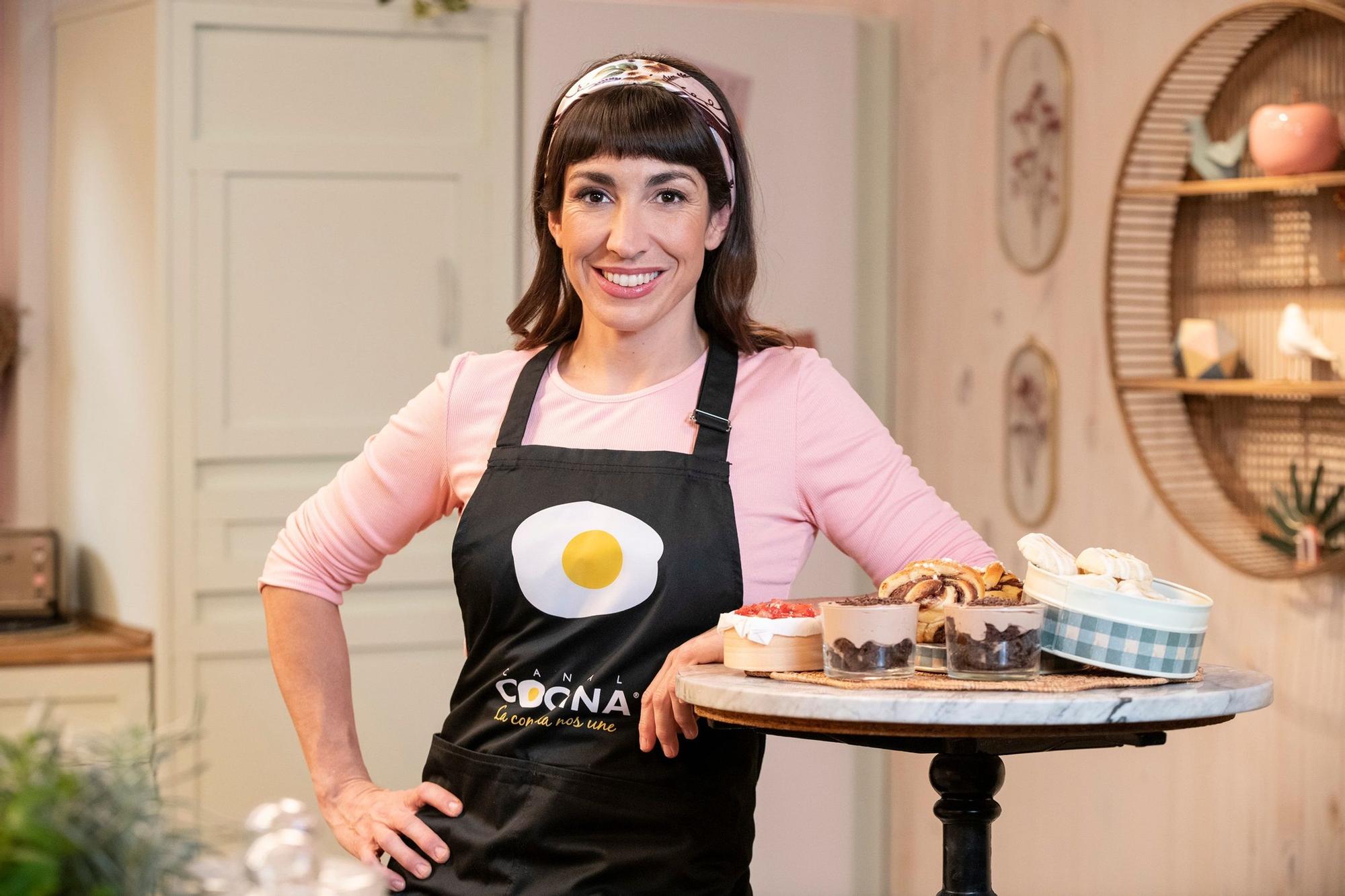 Alma Obregón en 'Dulces con Alma', en Canal Cocina.