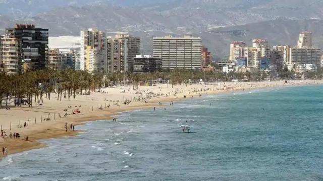 Playa de San Juan, en Alicante