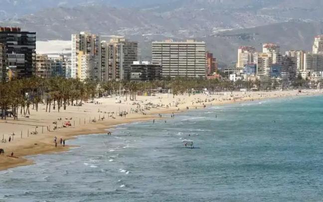 Playa de San Juan, en Alicante