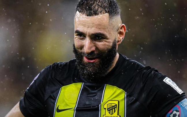 Karim Benzema, durante un partido con el Al Ittihad. / EP Karim Benzema, durante un partido con el Al Ittihad.