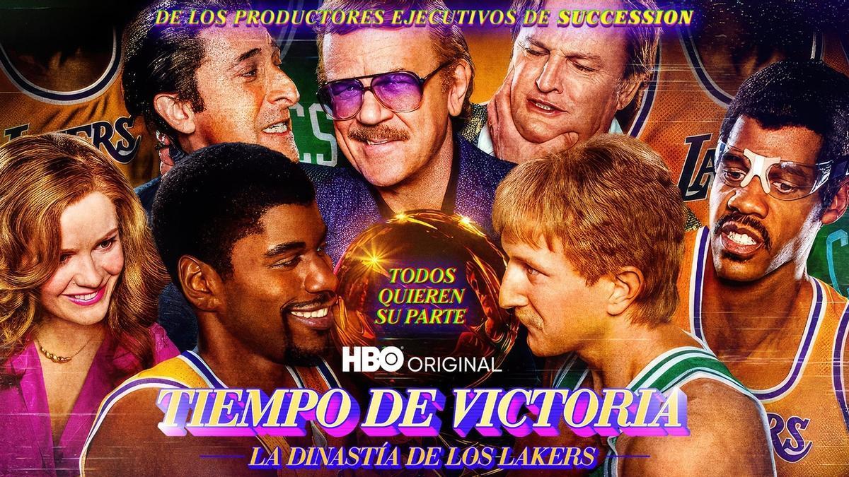 Cartel promocional de ‘Tiempo de victoria. La dinastía de los Lakers’.