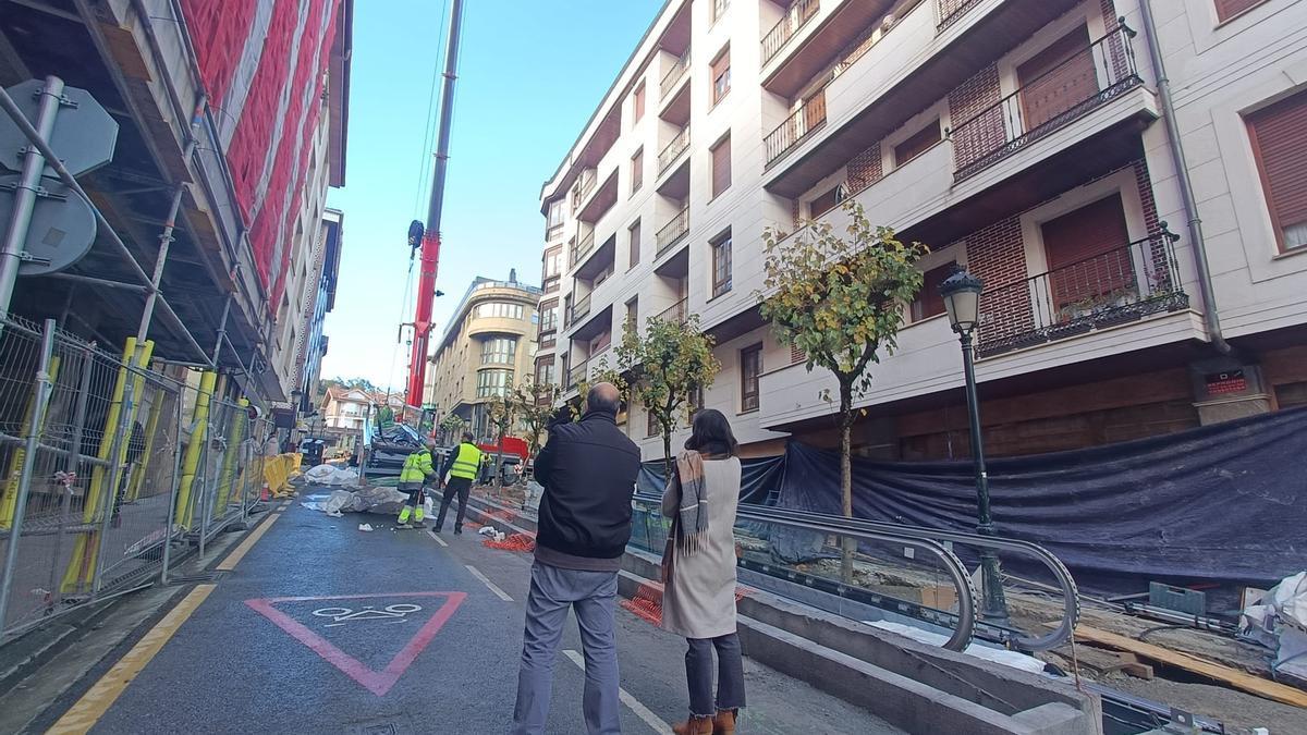 La rampa mecánica de San Juan entra en su tramo definitivo.