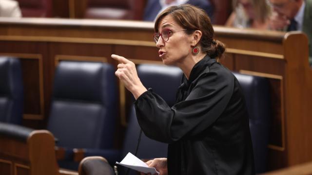 La ministra de Sanidad, Mónica García