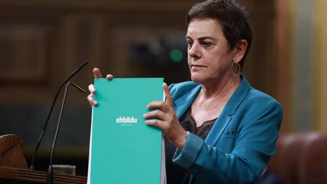 La portavoz de EH Bildu en el Congreso, Mertxe Aizpurua, este jueves
