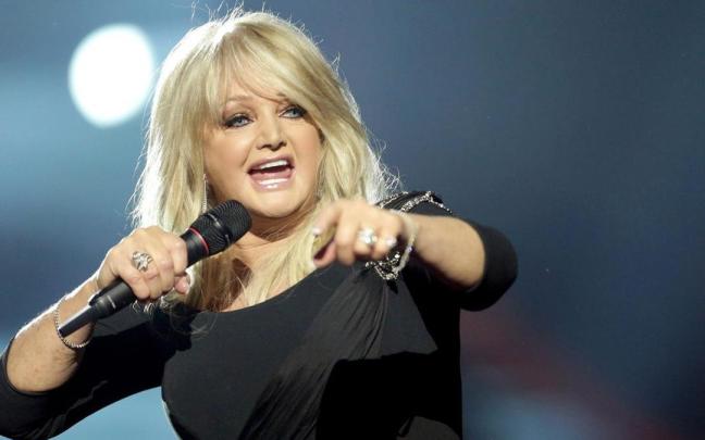 La cantante Bonnie Tyler