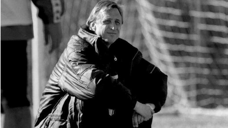 Johan Cruyff, como técnico del Barcelona.