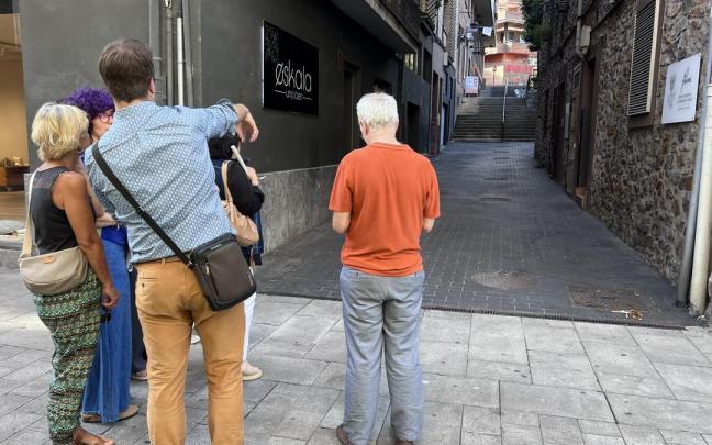 Una de las caminatas realizas en Beasain en el marco del proyecto ‘Rutas y espacios seguros y accesibles con enfoque de género’.