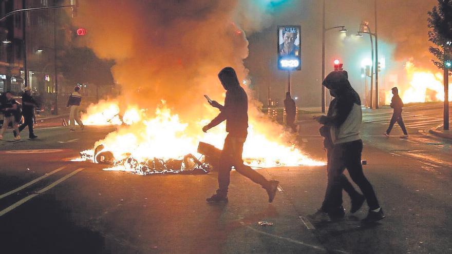 Altercados en Bilbao.