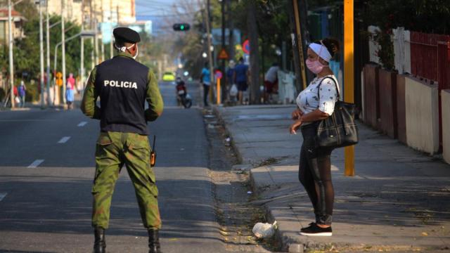 Imagen de archivo de la policía cubana.