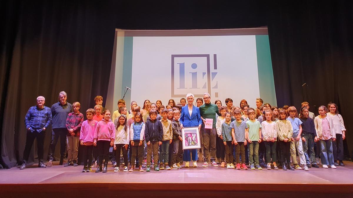 Reparto de premios de la 41ª edición de Lizardi Saria, la cual ganó Yolanda Arrieta.