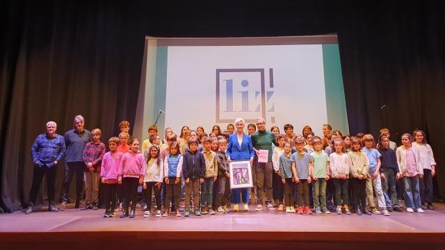 Reparto de premios de la 41ª edición de Lizardi Saria, la cual ganó Yolanda Arrieta.