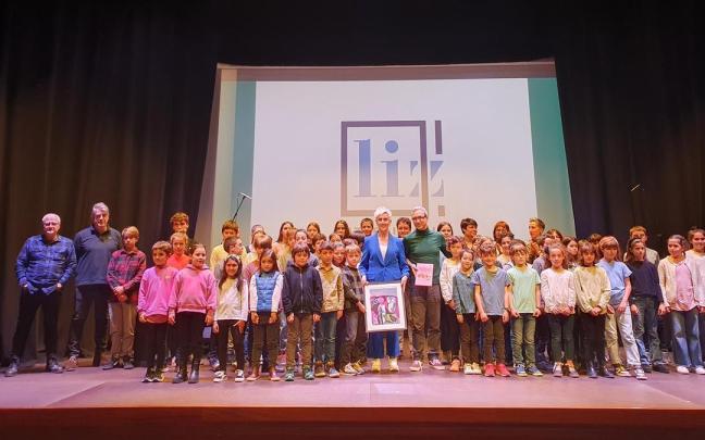 Reparto de premios de la 41ª edición de Lizardi Saria, la cual ganó Yolanda Arrieta.