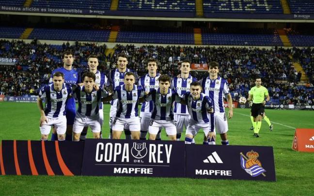 Once inicial de la Real ante el Jove Español. / N.G.