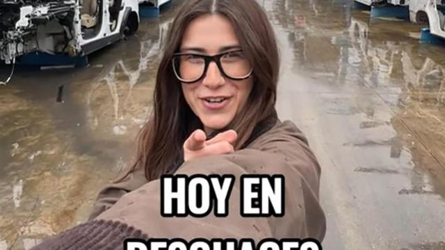 Paula Garijo dejó hace unas semanas de ser el rostro de las redes de Desguaces Logroño. / @desguaceslogrono Paula Garijo dejó hace unas semanas de ser el rostro de las redes de Desguaces Logroño.