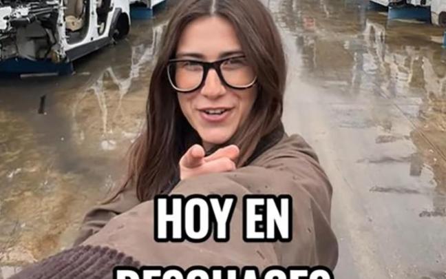 Paula Garijo dejó hace unas semanas de ser el rostro de las redes de Desguaces Logroño. / @desguaceslogrono Paula Garijo dejó hace unas semanas de ser el rostro de las redes de Desguaces Logroño.