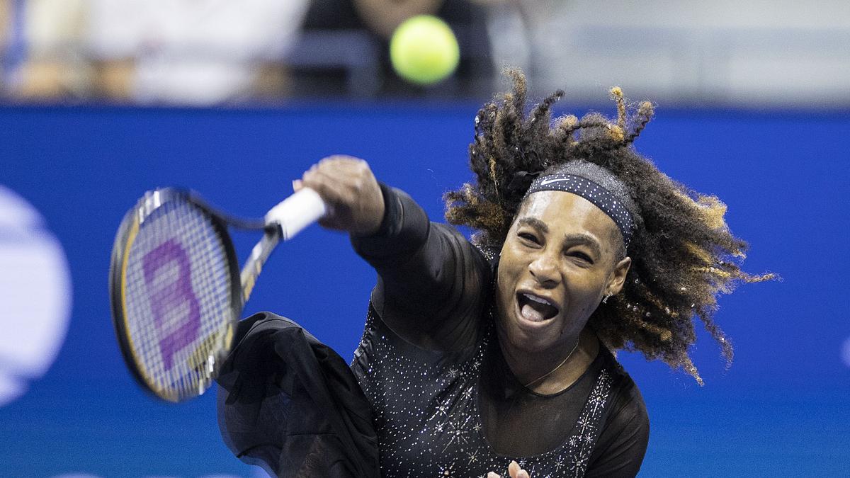 Serena Williams, durante su último partido, en el US Open de 2022.