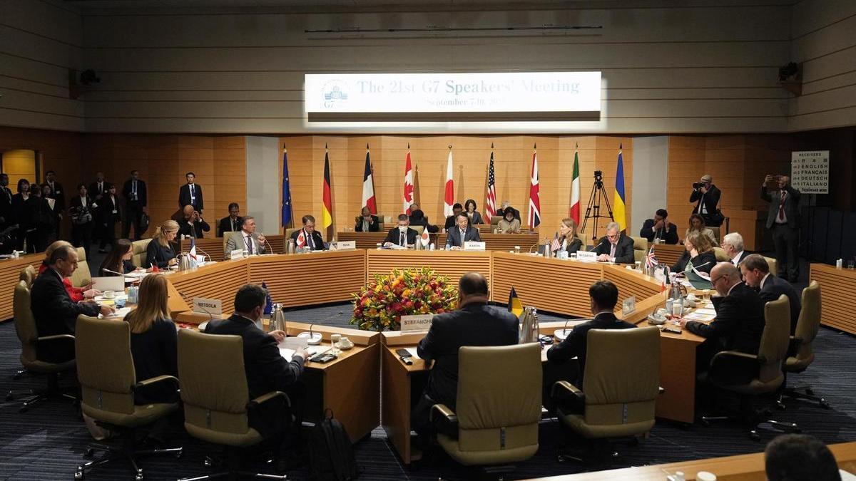 Reunión de representantes del G7 en Japón.