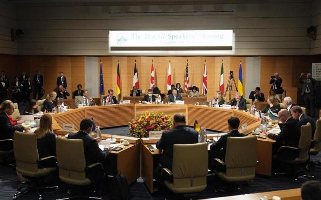 Reunión de representantes del G7 en Japón. Reunión de representantes del G7 en Japón.