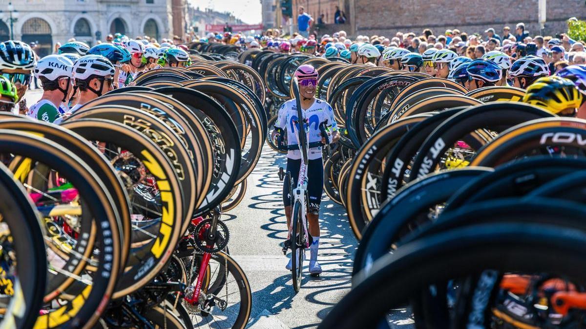 Nairo Quintana, antes de partir en su última carrera como ciclista profesional.