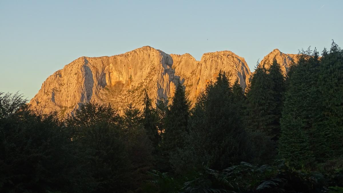 Cara de la diosa Mari desde Urkiola.
