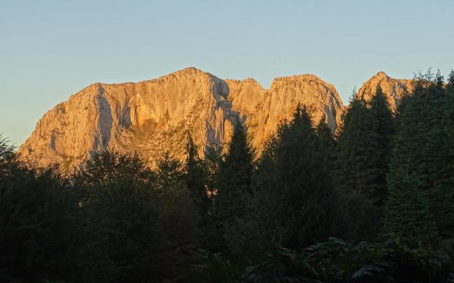Cara de la diosa Mari desde Urkiola.