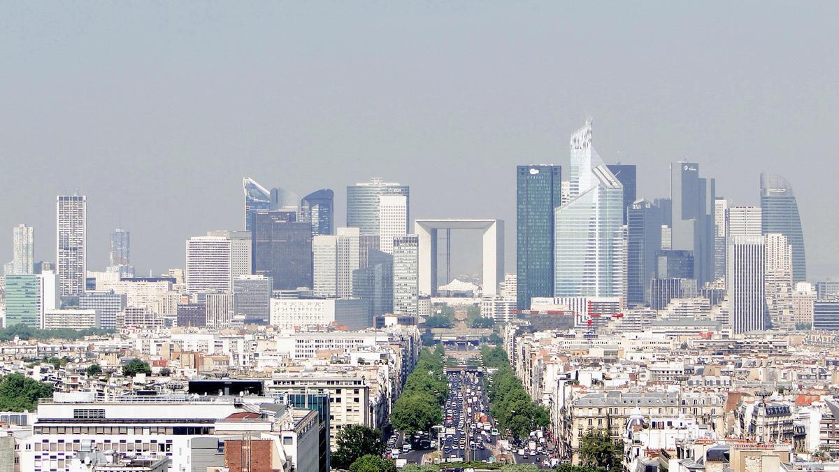 Vista del área de La Défense de Paris