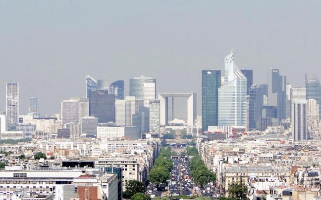 Vista del área de La Défense de Paris