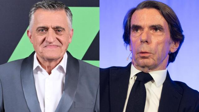 El gran Wyoming y José María Aznar