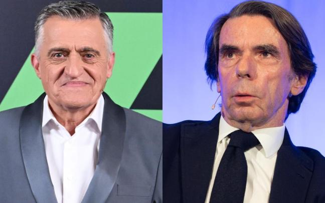 El gran Wyoming y José María Aznar